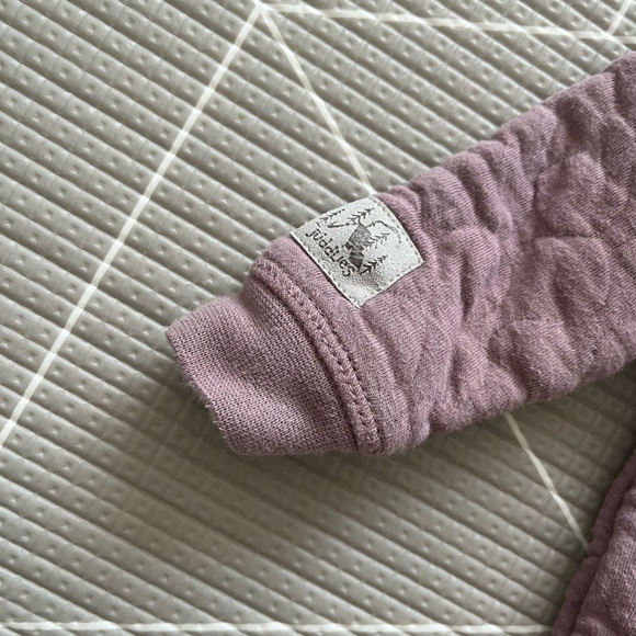 6-12 months - Juddlies Quilted Footed Sleepers - Picture 8 of 10